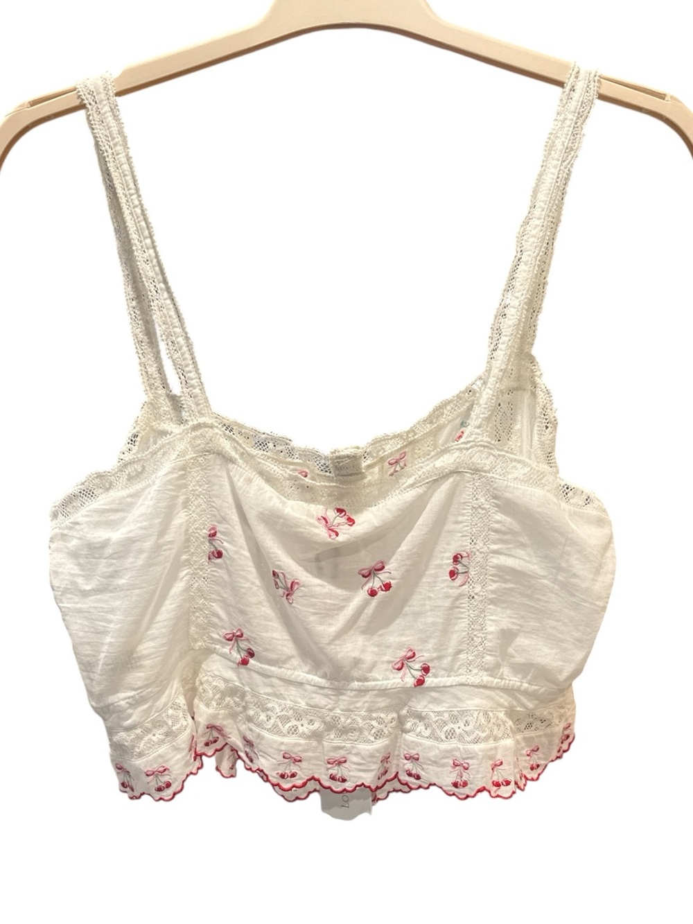LoveShackFancy Vietta Top, Optic White - Picture 5 of 12